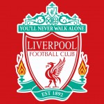 Liverpool Football Club crest featuring a red background, the Liver bird, and the motto 'You'll Never Walk Alone'.
