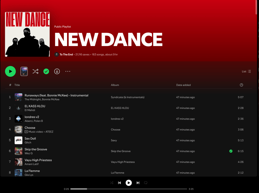 Wez G (Skip The Groove) on NEW DANCE Spotify&nbsp;Playlist