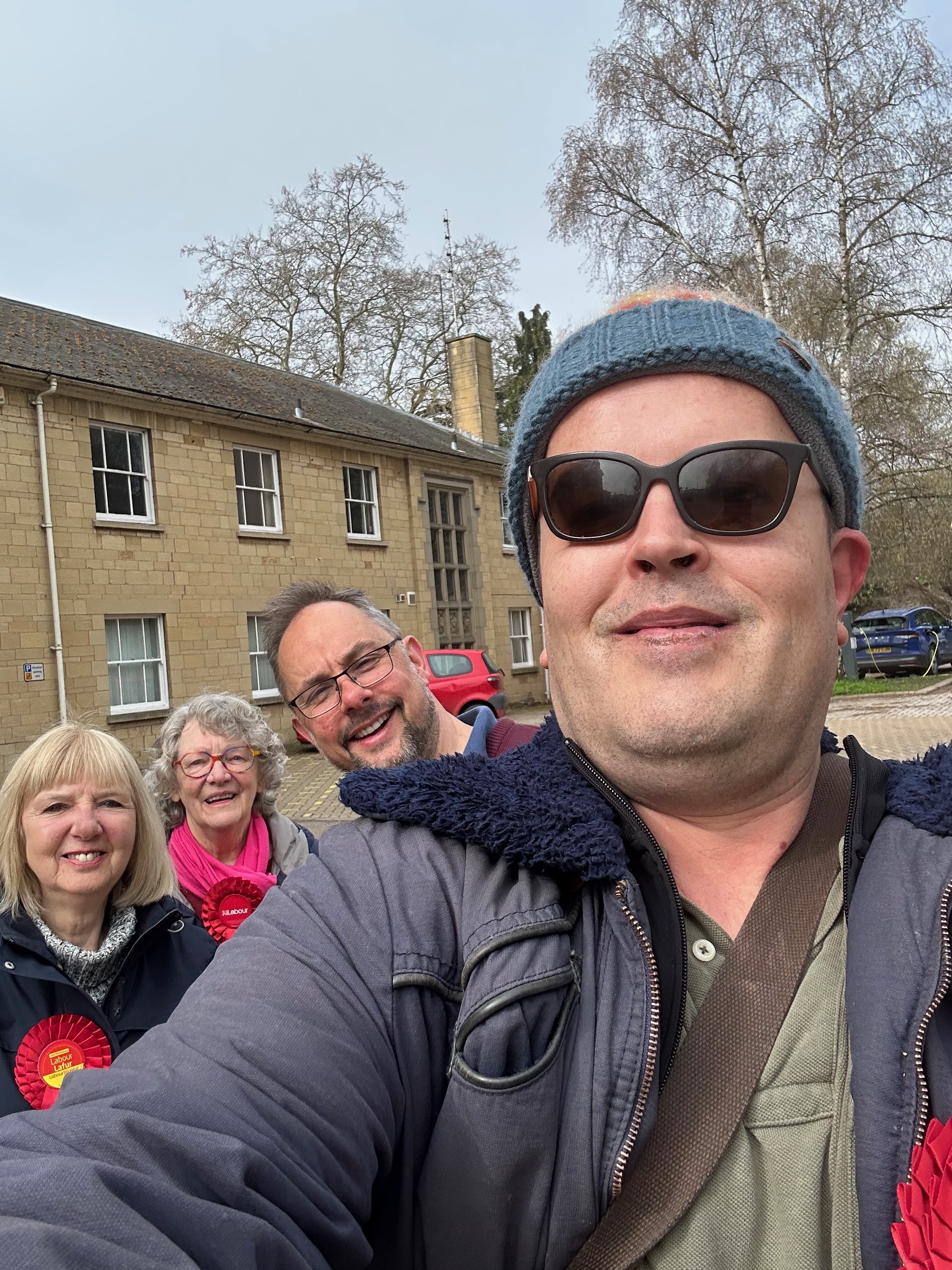 Labour Party Campaigning in Town Ward, Monmouth