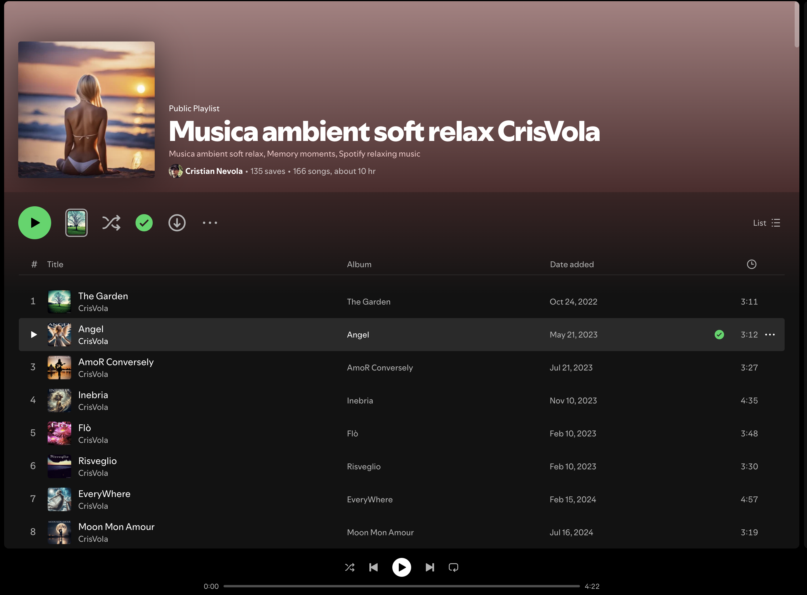 Wez G (Winter Song) on Musica ambient soft relax CrisVola Spotify Playlist