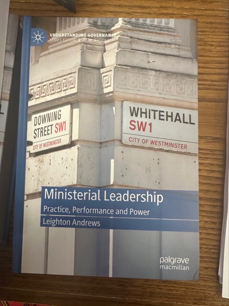 Book Launch, Cardiff University: Ministerial Leadership by Leighton Andrews