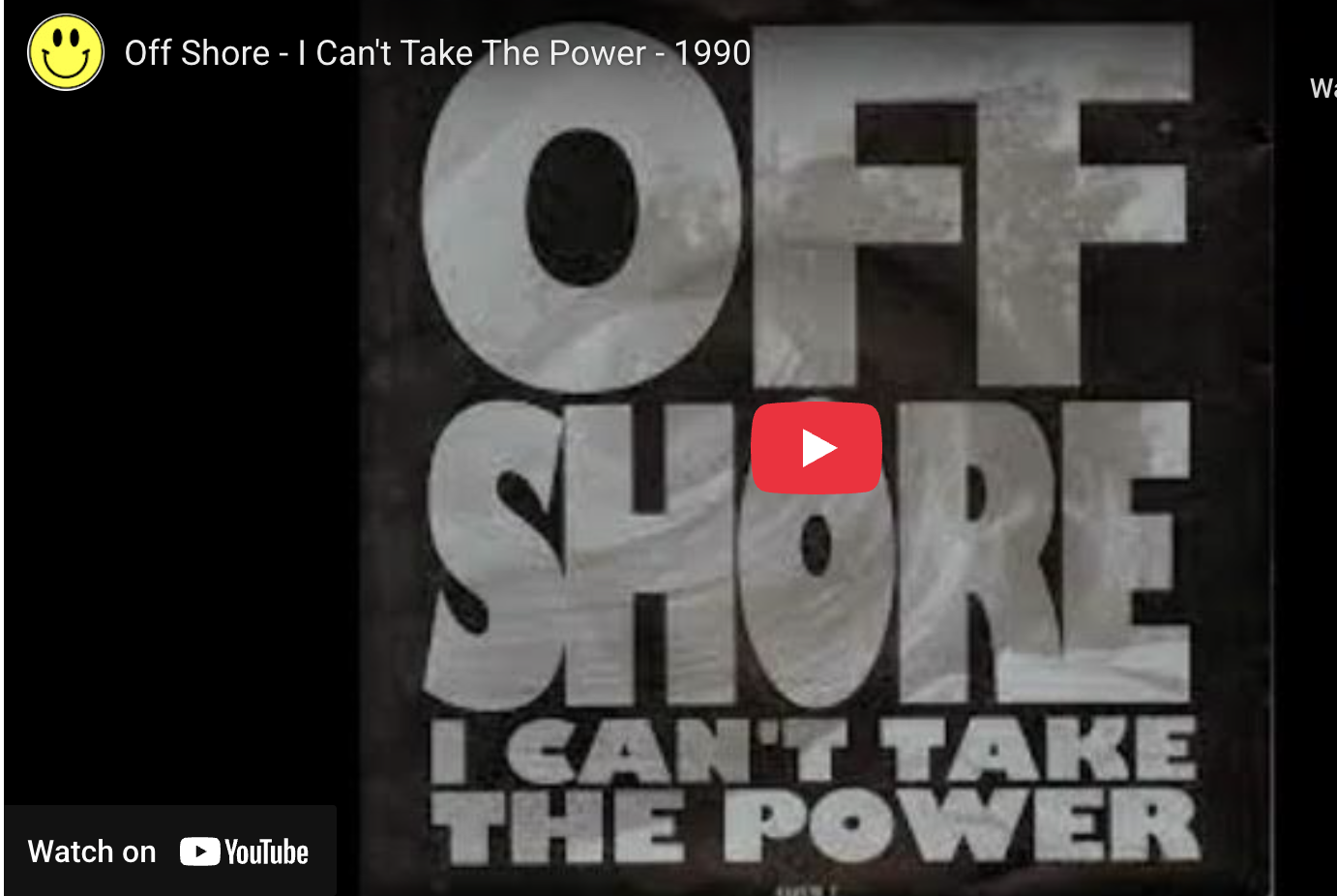 I Can’t Take The Power
