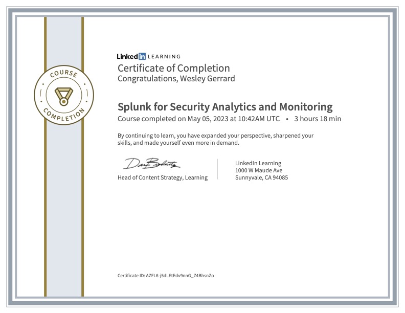 Splunk for Security Analytics and&nbsp;Monitoring