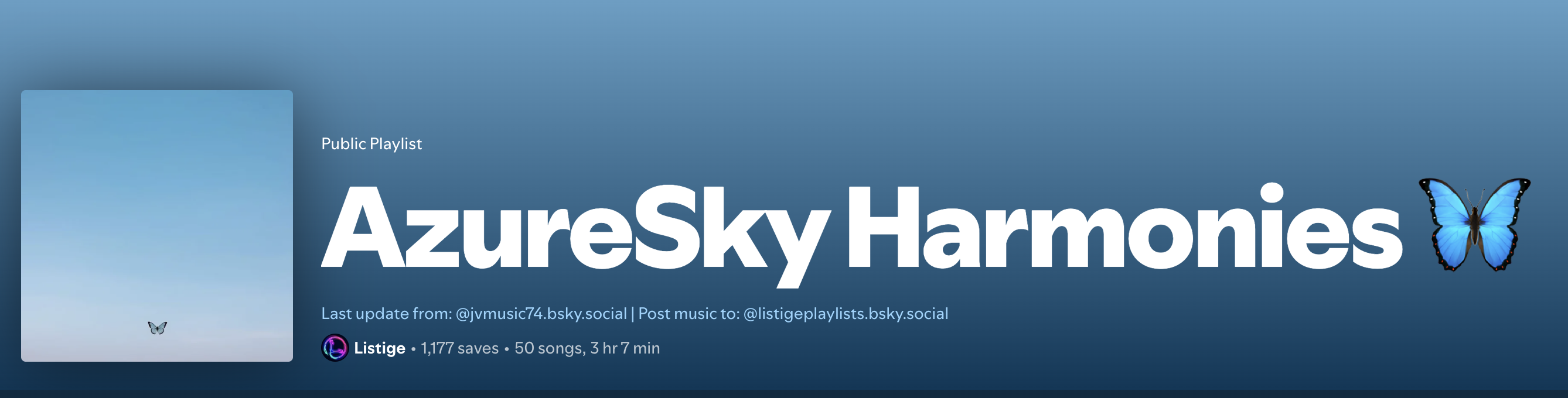 Wez G (Holiday) on AzureSky Harmonies Spotify Playlist