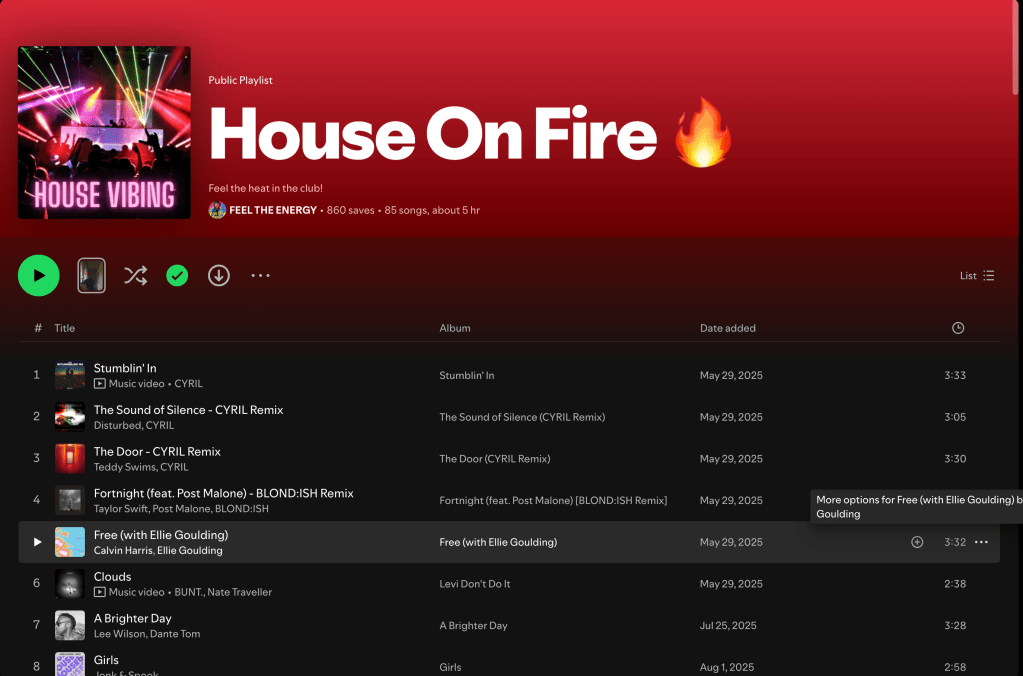 Wez G (Acid Melt) on House On Fire Spotify&nbsp;Playlist